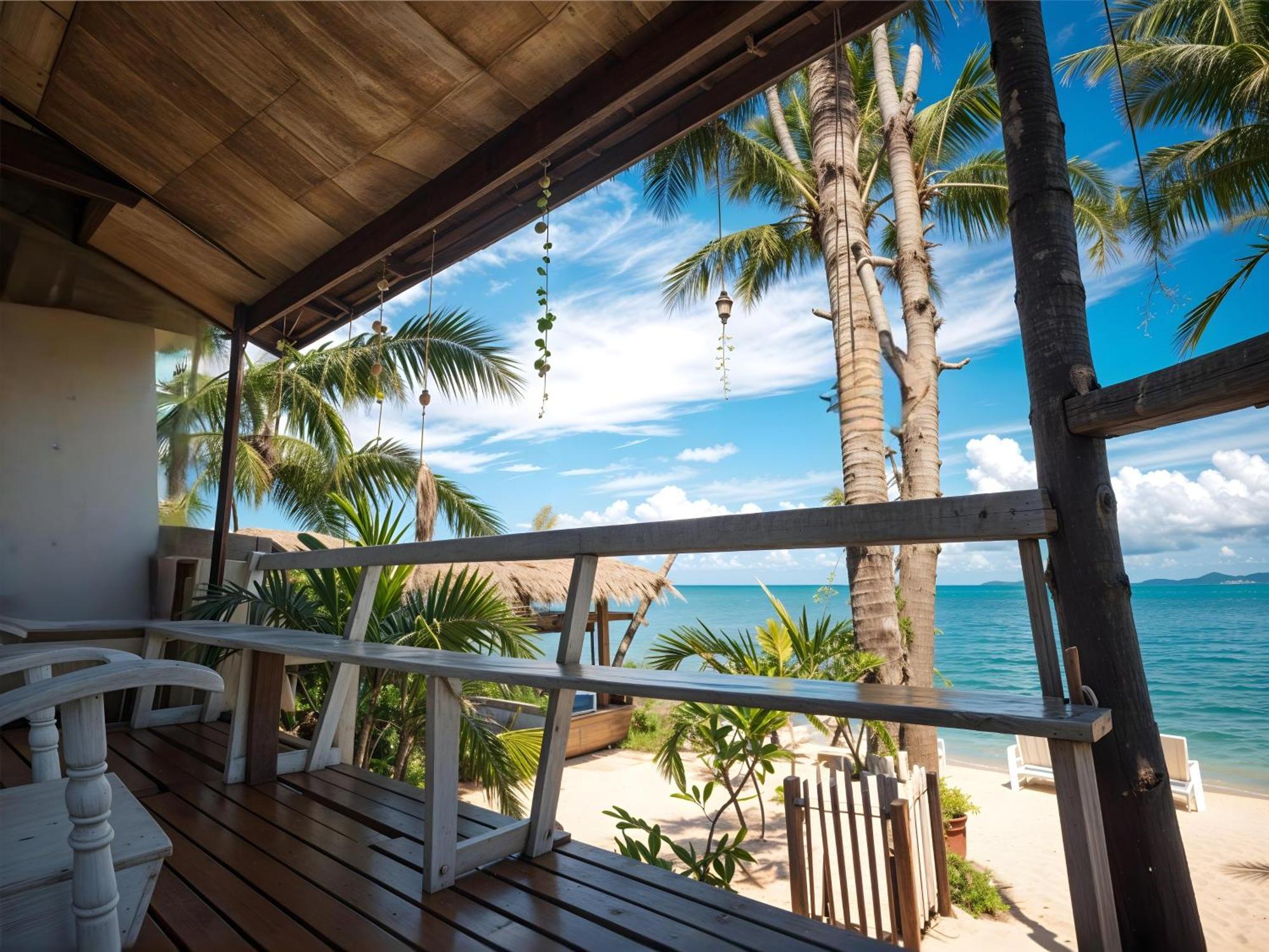 A Little Bungalows By Beach Amphoe Koksamui Bagian luar foto